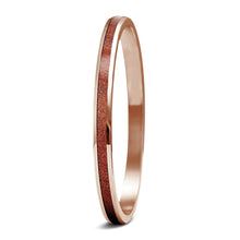 Load image into Gallery viewer, Ancient Kauri Bangle - Rose Gold - Komo Kauri - Woodsman Jewelry