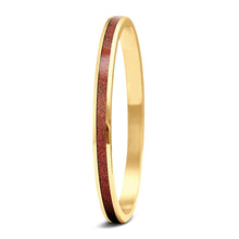 Load image into Gallery viewer, Ancient Kauri Bangle - Yellow Gold - Komo Kauri - Woodsman Jewelry