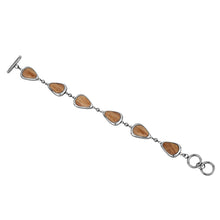 Load image into Gallery viewer, Gum Burl Drop Bracelet - Gunmetal - Tyalla - Woodsman Jewelry