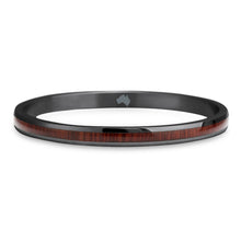 Load image into Gallery viewer, Jarrah Bangle - Gunmetal - Tyalla - Woodsman Jewelry