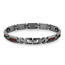 Load image into Gallery viewer, Jarrah Ladies Link Bracelet - Gunmetal - Tyalla - Woodsman Jewelry