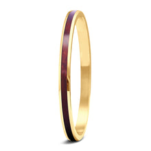 Load image into Gallery viewer, Redwood Bangle - Yellow Gold - Sequoia - Woodsman Jewelry