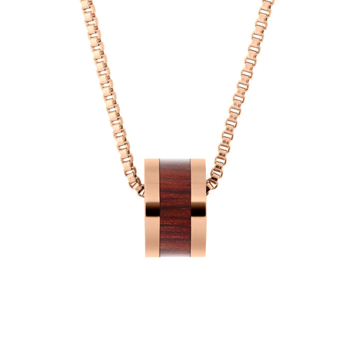 Jarrah Classic Barrel - Rose Gold - Tyalla - Woodsman Jewelry