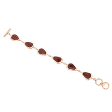 Load image into Gallery viewer, Jarrah Drop Bracelet - Rose Gold - Tyalla - Woodsman Jewelry
